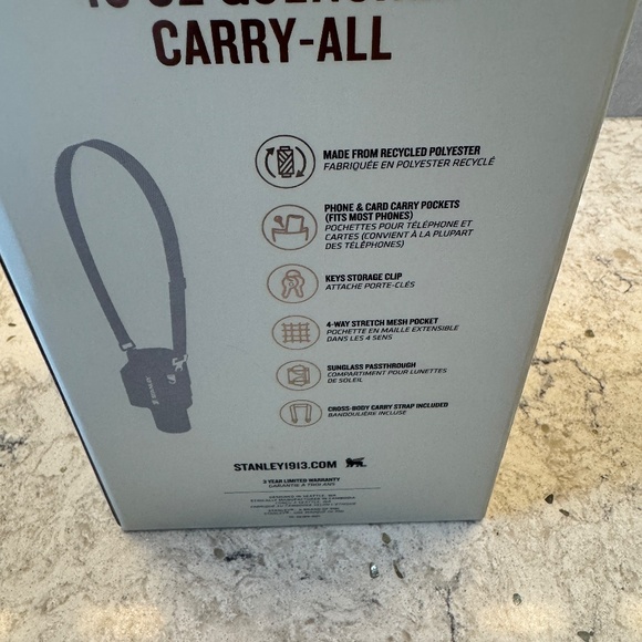 NWT Stanley All Day 40 oz Quencher Carry-All accessory designed to hold Tumbler - Picture 8 of 10